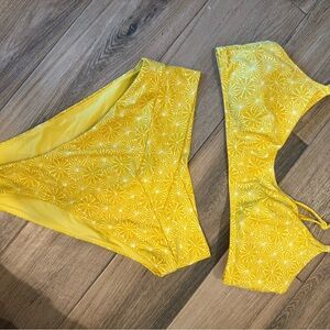 American Eagle Outfitters Yellow Bikini Set